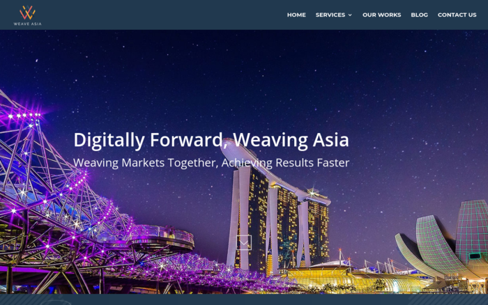Weave Asia – Design & Digital Marketing Agency Website